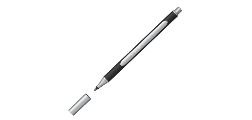 Pennarello Metallic Liner 020 - punta 1,2 mm - argento - Schneider
