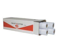 Carta JP One P.80M - per plotter inkjet - 420 mm x 50 mt - 80 gr - bianco opaco - As Marri