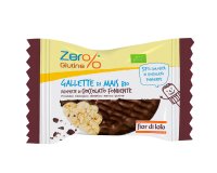 Gallette di mais - ricoperte di cioccolato fondente - 32 gr - Zer%glutine