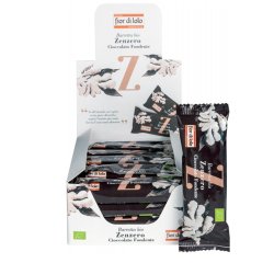 Barretta di riso - zenzero/cioccolato fondente - 30 gr - Fior di loto