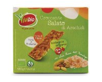 Barretta croccante - arachidi - salato - 120 gr - Vivibio