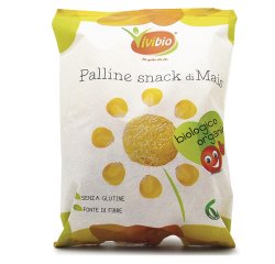 Palline snack - di mais - 40 gr - Vivibio