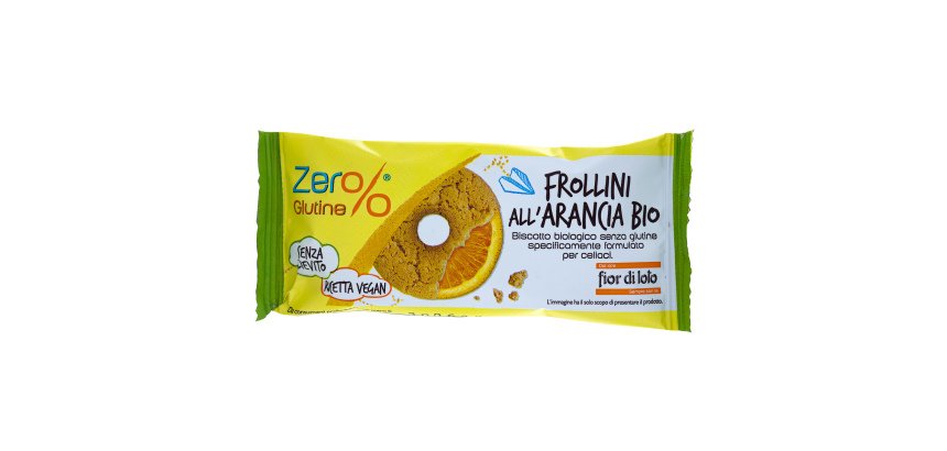 Frollini - arancia - monoporzione da 30 gr - Zer%glutine
