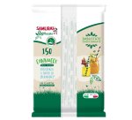 Cannuccia in carta - 20 cm - bianco/bianco-avana - imbustata singolarmente - Samurai Party - conf. 150 pezzi