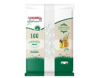 Cannuccia in carta - 14 cm - nero/bianco-avana - imbustata singolarmente - Samurai Party - conf. 100 pezzi