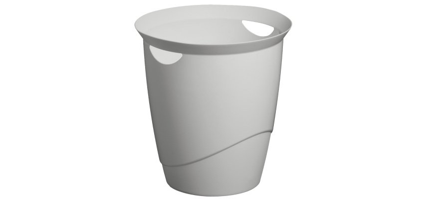 Cestino gettacarta Eco - altezza 33 cm - diametro 31,5 cm - grigio - Durable