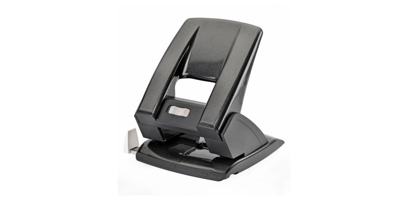 Perforatore Kangaro - 2 fori - max 40 fogli - nero - Iternet