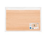 Sottomano Silva - 58,5 x 38,5 cm  - trasparente/stampa legno - Cep