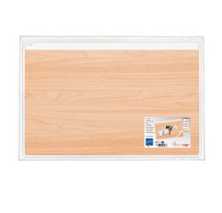 Sottomano Silva - 58,5 x 38,5 cm  - trasparente/stampa legno - Cep