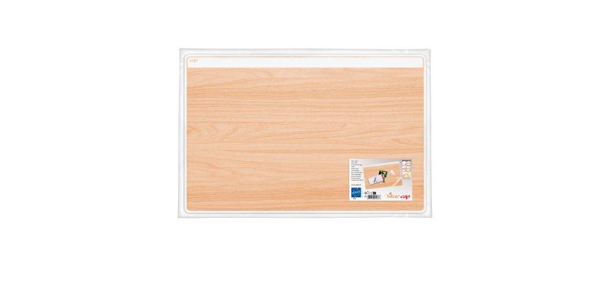 Sottomano Silva - 58,5 x 38,5 cm  - trasparente/stampa legno - Cep