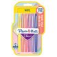 Pennarello Flair Nylon - colori assortiti Pastel - Papermate - conf. 6 pezzi