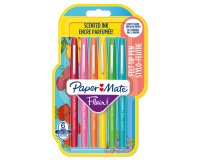 Pennarello Flair Nylon - punta feltro - 1,10mm - colori assortiti Scented - Papermate - conf. 6 pezzi