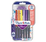 Pennarello Flair Nylon - punta feltro - 1,10mm - colori assortiti Metallic - Papermate - conf. 6 pezzi
