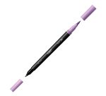 Pennarello Intensity Pastel - dual tip brush - colori assortiti - Bic - conf. 6 pezzi