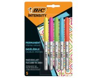 Marcatore Intensity Rainbow - indelebile - punta tonda - colori assortiti - Bic - conf. 5 pezzi