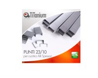 Punti metallici 23/10 - TiTanium - conf. 1000 pezzi