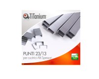 Punti metallici 23/13 - TiTanium - conf. 1000 pezzi