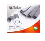 Punti metallici 23/20 - TiTanium - conf. 1000 pezzi