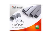 Punti metallici 23/20 - TiTanium - conf. 1000 pezzi