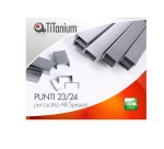 Punti metallici 23/24 - TiTanium - conf. 1000 pezzi
