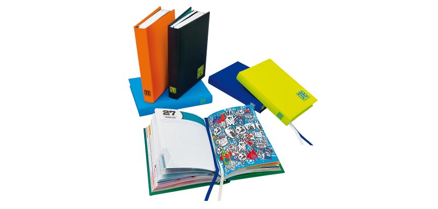 Diario maschile - 12 mesi - copertina soft touch - colori assortiti - Blasetti