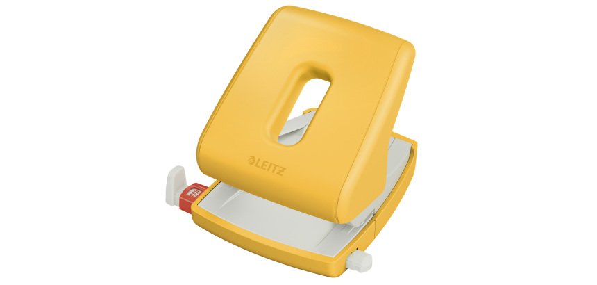 Perforatore Cosy - a 2 fori - giallo - Leitz