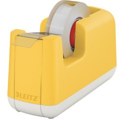 EN_Portarrollo sobremesa leitz cosy plastico para cintas 33 mt color amarillo