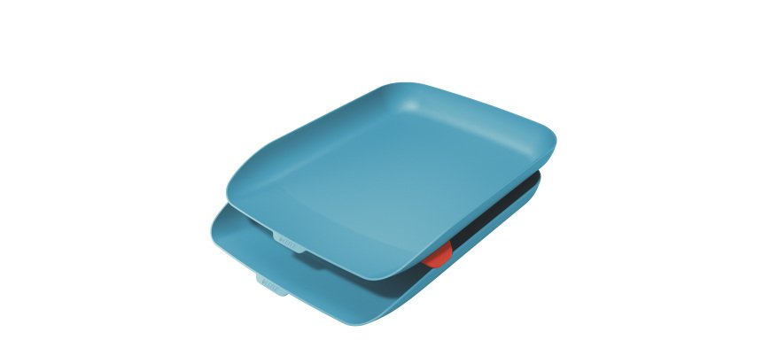 Kit doppia vaschetta portacorrispondenza Cosy - blu - Leitz