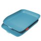 Kit doppia vaschetta portacorrispondenza Cosy - blu - Leitz
