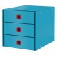 Cassettiera ClickStore Cosy - 3 cassetti - blu - Leitz