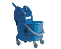 Carrello per pulizie Mono Pro18 - monovasca- 18 L - 29 x 40 x 76 cm - blu - Taxon