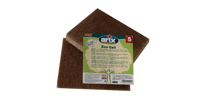 Spugna Eco Cell - abrasiva - Arix - conf. 5 pezzi
