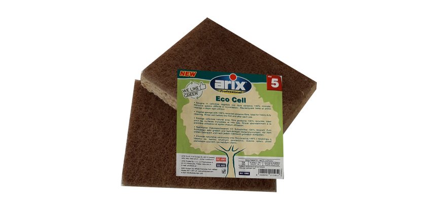 Spugna Eco Cell - abrasiva - Arix - conf. 5 pezzi