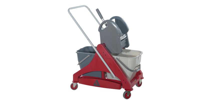 Carrello per pulizie Duo Qo-kart ClassicoTre 30 - 30 L - 42 x 81 x 93cm - Taxon