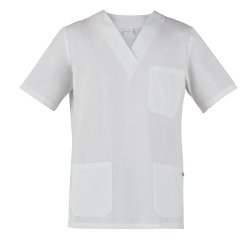 Casacca Jason - unisex - manica corta - taglia M - bianco - Giblor's