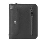 Portablocco Gate Trended - 19 x 23 cm - f.to utile A5 - ecopelle - nero - In Tempo