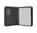 Portablocco Gate Trended - 19 x 23 cm - f.to utile A5 - ecopelle - nero - In Tempo