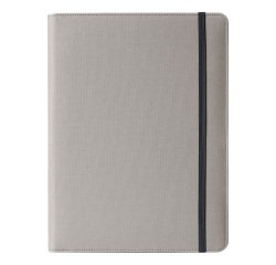 Portablocco Meet - con elastico - 31 x 25 x 1,4 cm - grigio - In Tempo