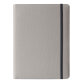 Portablocco Meet - con elastico - 31 x 25 x 1,4 cm - grigio - InTempo