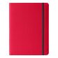 Portablocco Meet - con elastico - 31 x 25 x 1,4 cm - rosso - In Tempo