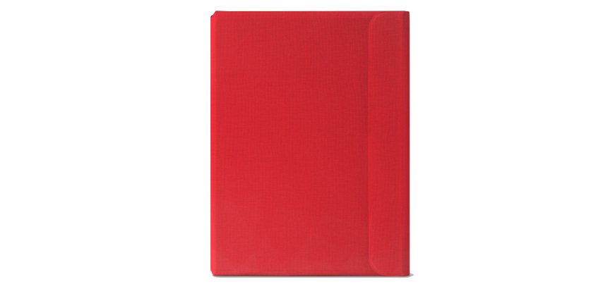 Portablocco Meet - con alette magnetiche - 31 x 25 x 1,4 cm - rosso - In Tempo
