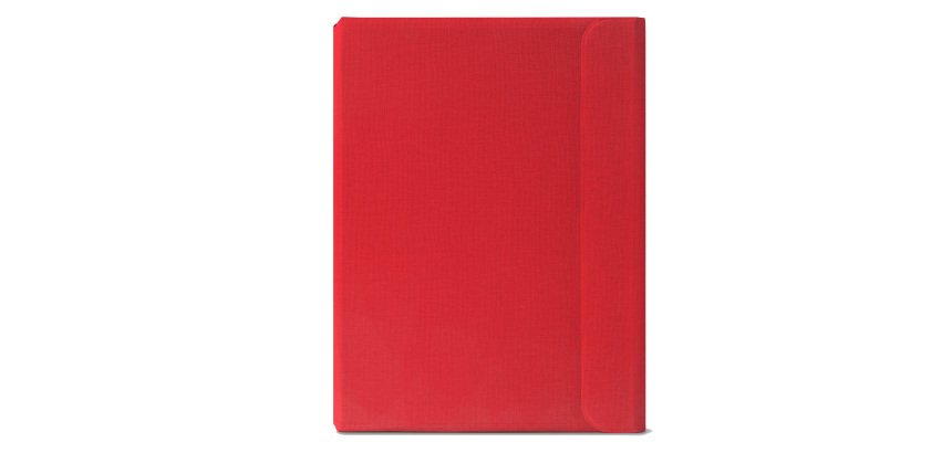 Portablocco Meet - con alette magnetiche - 31 x 25 x 1,4 cm - rosso - In Tempo