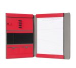 Portablocco Meet - con alette magnetiche - 31 x 25 x 1,4 cm - rosso - In Tempo
