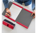 Portablocco Meet - con alette magnetiche - 31 x 25 x 1,4 cm - rosso - In Tempo