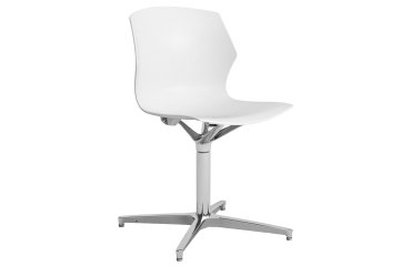 Seduta Home/Office No Frill NFG - senza braccioli - bianco - Unisit