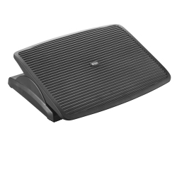 Poggiapiedi ergonimico Bold - inclinazione regolabile - 47 x 35,5 x 9,5 cm - nero - Titanium