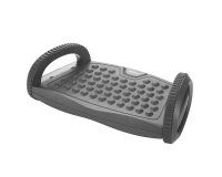 Poggiapiedi oscillante Swing - 41,7 x 22,5 x 13,5 cm - nero - Titanium
