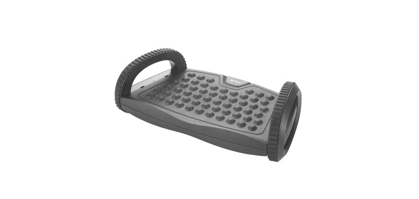 Poggiapiedi oscillante Swing - 41,7 x 22,5 x 13,5 cm - nero - Titanium