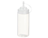 Squeeze bottle - per salse - 500 ml - trasparente - Leone