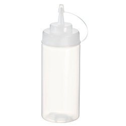 Squeeze bottle - per salse - 500 ml - trasparente - Leone